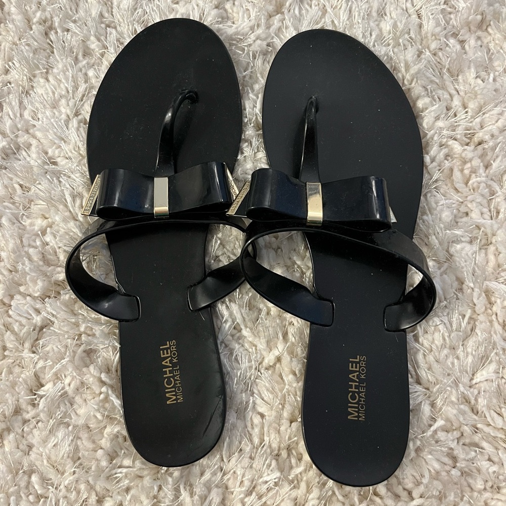 Michael Kors Flip Flops size 9